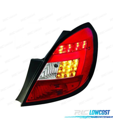 FEUX ARRIÈRE LED ROUGES OPEL CORSA 06-14