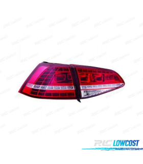 FEUX ARRIÈRE VOLKSWAGEN VW GOLF 7 LIMOUSINE 12-17 LED ROUGE BLANC