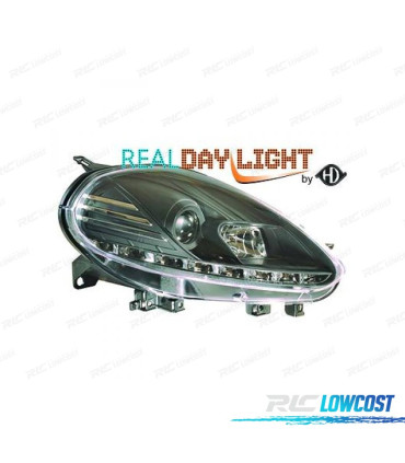 PHARES POUR FIAT PUNTO EVO 09-12 DAYLIGHT REAL FULL LED