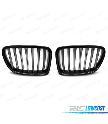 CALANDRES POUR BMW X1 84 LCI 12-14 NOIR BRILLANT
