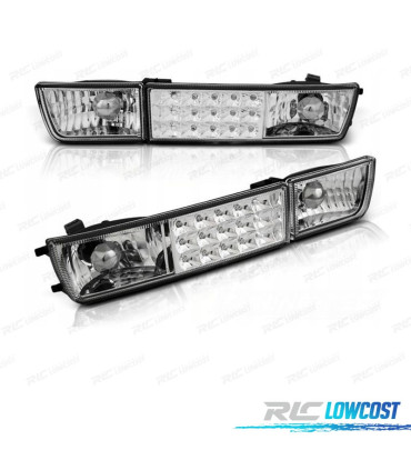 CLIGNOTANTS AVANT VOLKSWAGEN VW GOLF 3 VENTO + FEUX DIURNES LED CHROMÉ