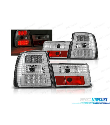FEUX ARRIÈRE POUR BMW E34 88-95 LED CHROMÉ