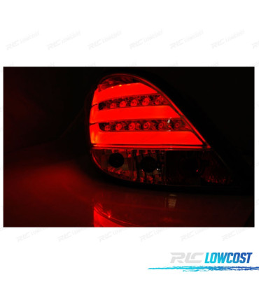 FEUX ARRIÈRE LED PEUGEOT 207 06-09 CHROMÉ
