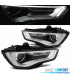 PHARES LED TUBE LIGHT POUR AUDI A3 8V 12-16 NOIR