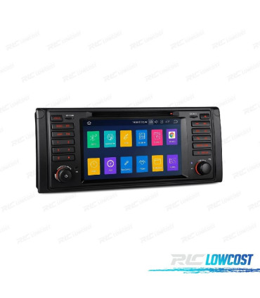AUTORADIO GPS ANDROID 10 POUR BMW SÉRIE 5 E39 97-03 7"