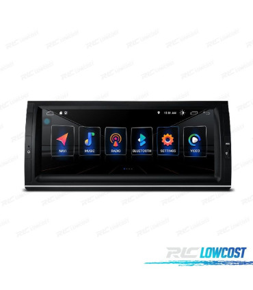 AUTORADIO GPS ANDROID 13 BMW X5 E53 99-03 10.25"