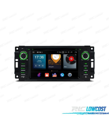 AUTORADIO GPS ANDROID 11 POUR JEEP DODGE CHRYSLER