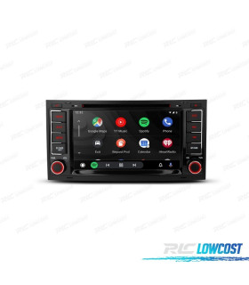 AUTORADIO 7" ANDROID 12 OCTA-CORE MULTIMÉDIA DVD GPS POUR VOLKSWAGEN VW TOUAREG MULTIVAN TRANSPORTER