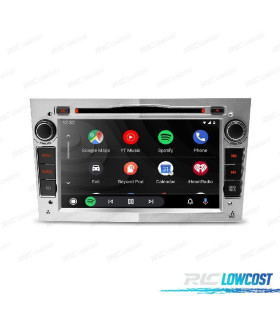 AUTORADIO GPS ANDROID 11 GRIS CLAIR POUR OPEL ASTRA H VIVARO ZAFIRA VECTRA CORSA D