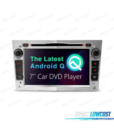 AUTORADIO GPS ANDROID 11 GRIS CLAIR POUR OPEL ASTRA H VIVARO ZAFIRA VECTRA CORSA D
