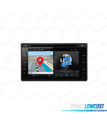 AUTORADIO UNIVERSEL GPS ANDROID 10.0 DVD SD USB ECRAN TACTIL HD