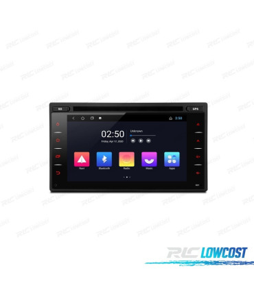 AUTORADIO UNIVERSEL GPS ANDROID 10.0 DVD SD USB ECRAN TACTIL HD