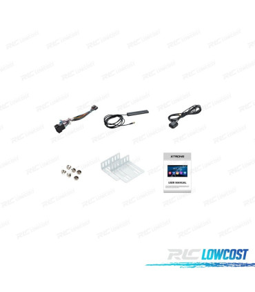 AUTORADIO UNIVERSEL GPS ANDROID 10.0 DVD SD USB ECRAN TACTIL HD