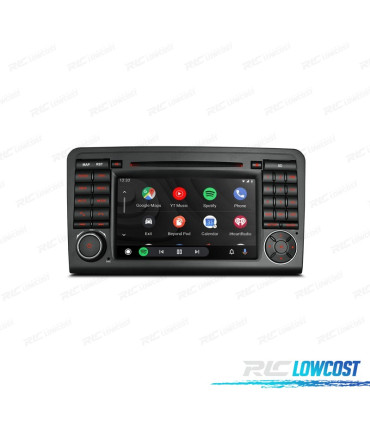 AUTORADIO GPS ANDROID 10 7" POUR MERCEDES ML 05-12 GL 06-12