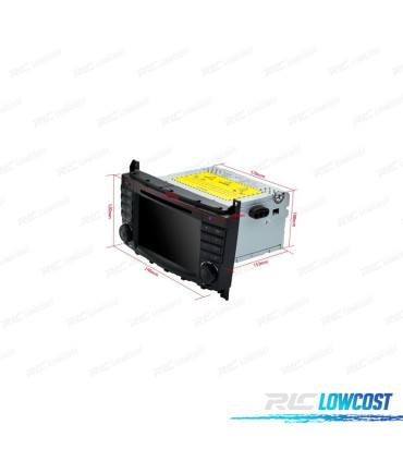 AUTORADIO GPS ANDROID 13 POUR MERCEDES G W463 06-08 C W203 04-07 CLK W209 04-06