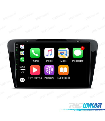 AUTORADIO GPS ANDROID 10 POUR SKODA OCTAVIA 14-16