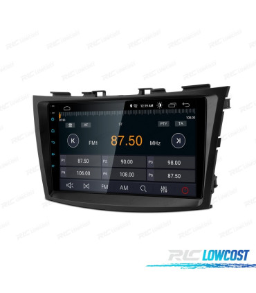 AUTORADIO GPS POUR SUZUKI SWIFT ANDROID 11 11-17