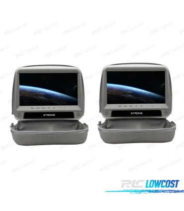 APPUI-TÊTE MULTIMÉDIA 9" GRIS