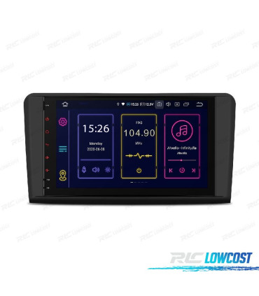 AUTORADIO GPS ANDROID 10 POUR MERCEDES ML 05-12 GL 06-12