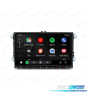AUTORADIO GPS 9" ANDROID 11 VOLKSWAGEN VW POUR SKODA SEAT
