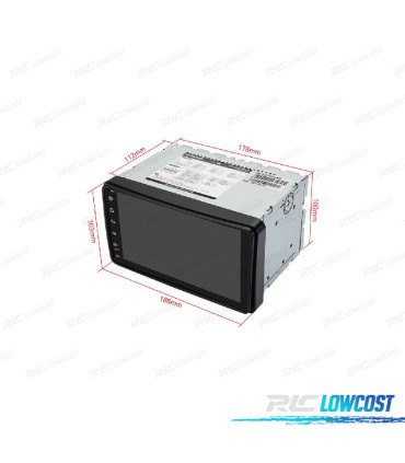 AUTORADIO GPS ANDROID 10 POUR SUZUKI JIMNY 07-16