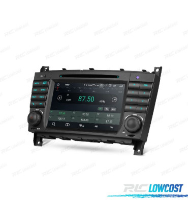 AUTORADIO GPS ANDROID 10 POUR MERCEDES W203 04-07 W209 04-06 W463 06-08