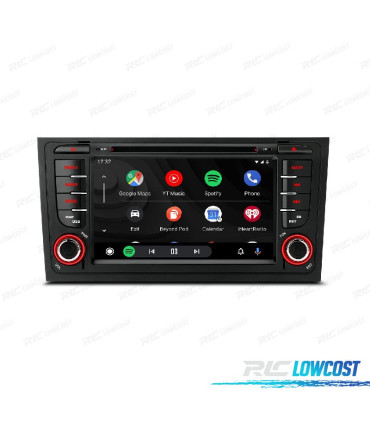 AUTORADIO GPS ANDROID 12 POUR AUDI A6 4B 97-04 ALLROAD 99-05