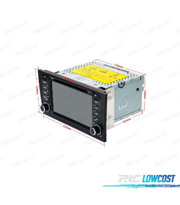AUTORADIO GPS ANDROID 12 AUDI A6 4B 97-04 ALLROAD 99-05