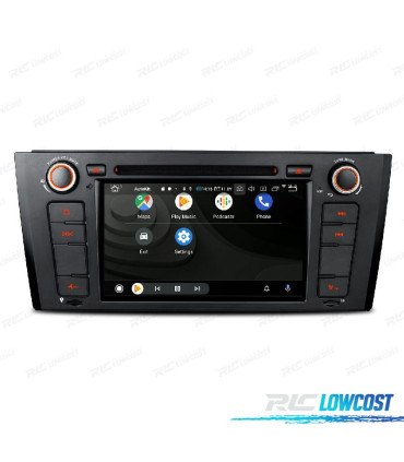 AUTORADIO GPS ANDROID 12 POUR BMW E81 E87 E82 E88 05-12