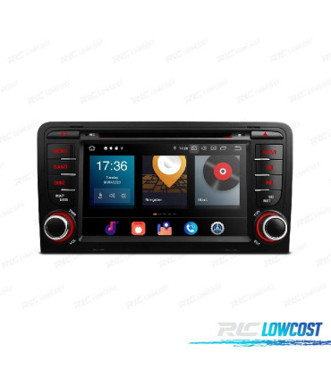 AUTORADIO GPS ANDROID 12 AUDI A3 8P 8PA SPORTBACK 03-12 B