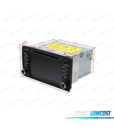 AUTORADIO GPS ANDROID 12 AUDI A3 8P 8PA SPORTBACK 03-12 B