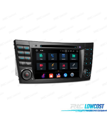 AUTORADIO GPS ANDROID 14 POUR MERCEDES CLS W219 05-06 ET W211 02-09