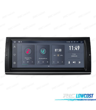 AUTORADIO GPS ANDROID 12 10.25" OCTA CORE BMW X5 E53 99-06