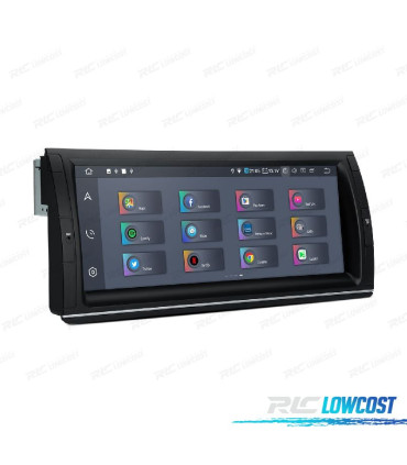 AUTORADIO GPS ANDROID 12 10.25" OCTA CORE BMW X5 E53 99-06