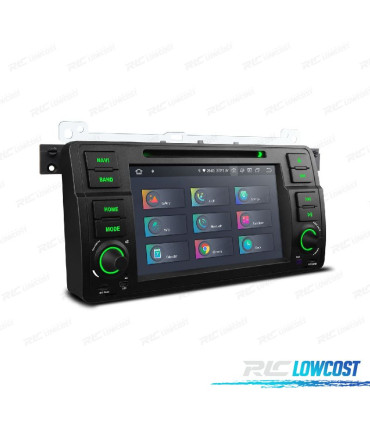 AUTORADIO GPS POUR BMW E46 ANDROID 14 DVD 64GB ROM 4GB RAM 98-05