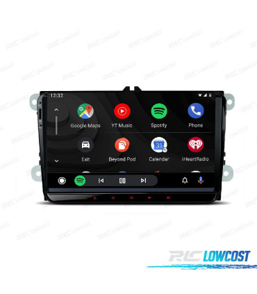 AUTORADIO GPS ANDROID 12 VOLKSWAGEN VW SEAT SKODA 05-14