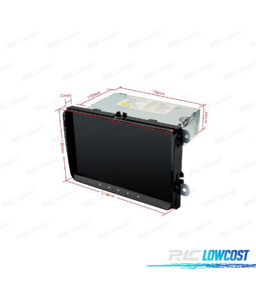 AUTORADIO GPS ANDROID 12 VOLKSWAGEN VW SEAT SKODA 05-14