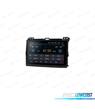 AUTORADIO GPS ANDROID 12 POUR TOYOTA LAND CRUISER 02-09