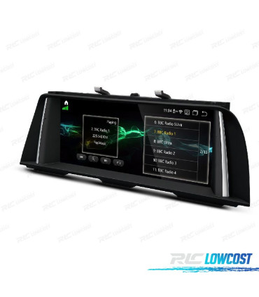 AUTORADIO GPS ANDROID 12 POUR BMW F10 F11 13- SYSTÈME NBT