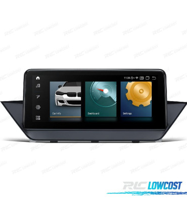 AUTORADIO GPS ANDROID 10 BMW X1 E84 09-15 C