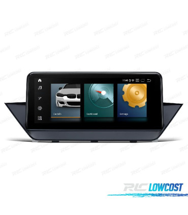 AUTORADIO GPS ANDROID 10 BMW X1 E84 09-15 D