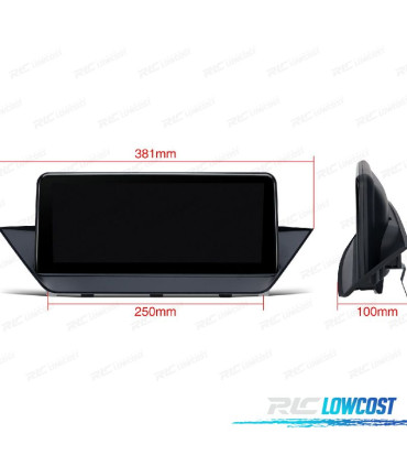 AUTORADIO GPS ANDROID 10 BMW X1 E84 09-15 D