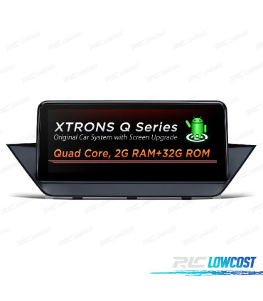 AUTORADIO GPS ANDROID 10 BMW X1 E84 09-15 D