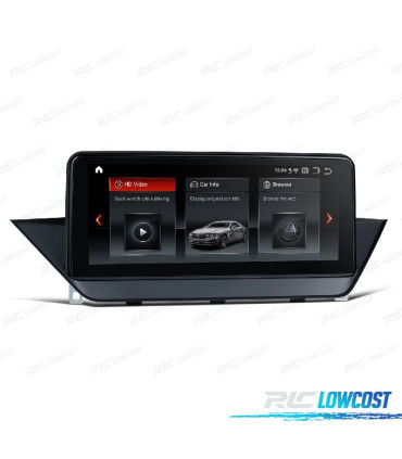 AUTORADIO GPS ANDROID 10 BMW X1 E84 09-15 D