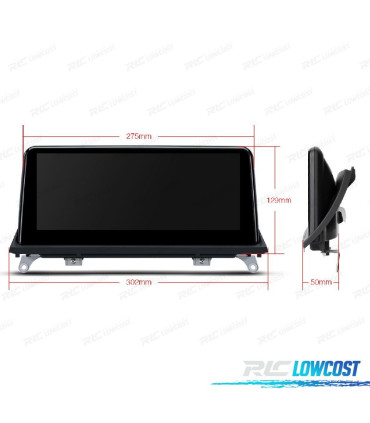 AUTORADIO GPS ANDROID 12 BMW X5 E70 07-10 X6 E71 07-10 AVEC SISTÈME CCC