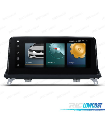 AUTORADIO GPS ANDROID 12 BMW X5 E70 07-10 X6 E71 07-10 AVEC SISTÈME CCC