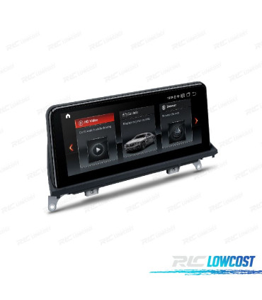 AUTORADIO GPS ANDROID 12 BMW X5 E70 07-10 X6 E71 07-10 AVEC SISTÈME CCC