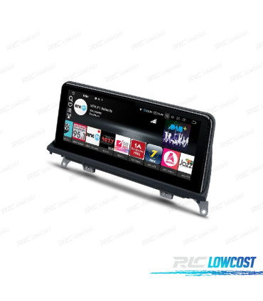AUTORADIO GPS ANDROID 12 BMW X5 E70 07-10 X6 E71 07-10 AVEC SISTÈME CCC