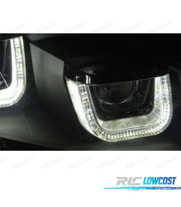 PHARES POUR VOLKSWAGEN VW GOLF VI LIMOUSINE 08-12 FULL LED DYNAMIQUE ANGEL EYES