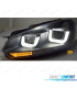 PHARES POUR VOLKSWAGEN VW GOLF VI LIMOUSINE 08-12 FULL LED DYNAMIQUE ANGEL EYES